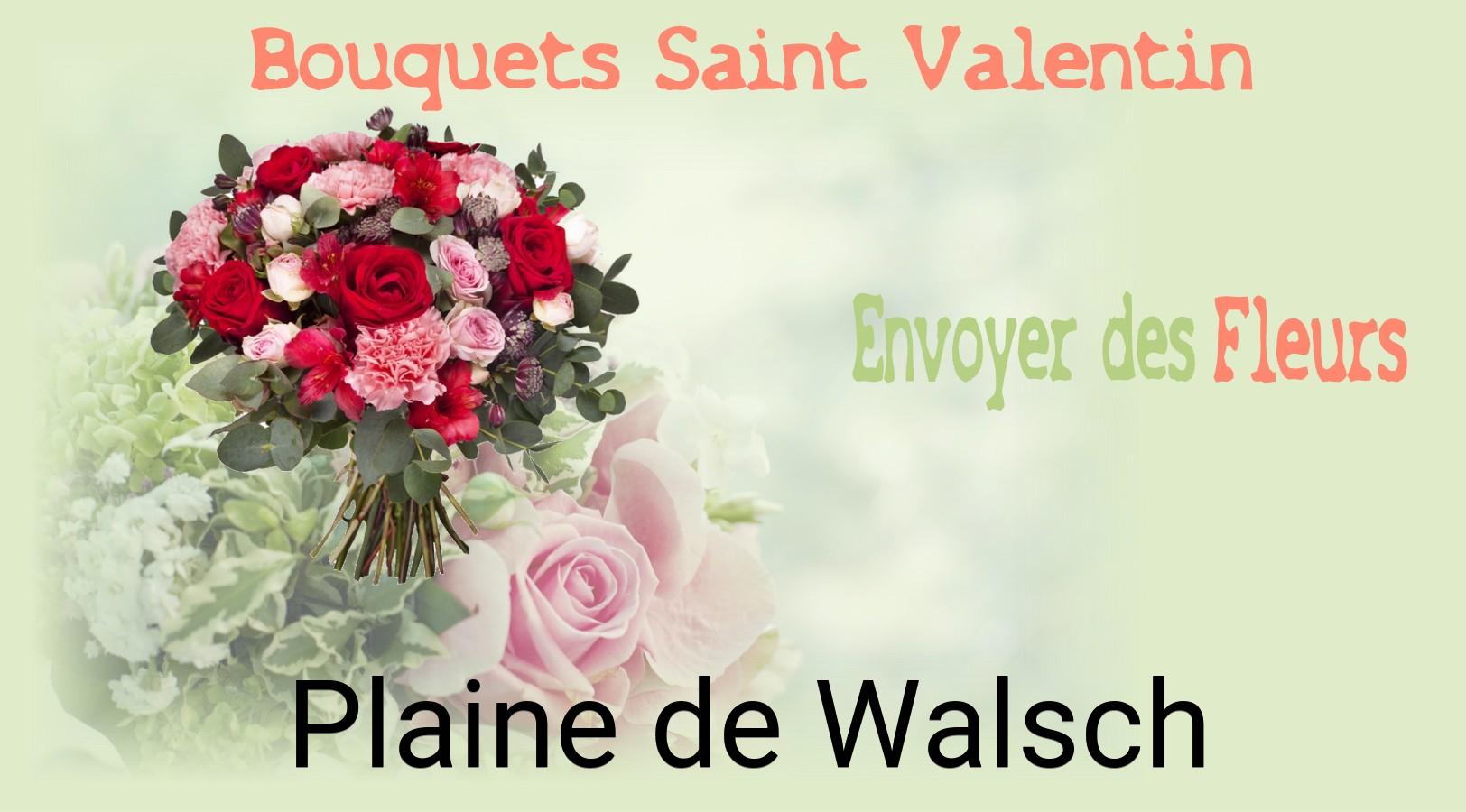 Roses de Saint-Valentin livrées à Plaine-de-Walsch